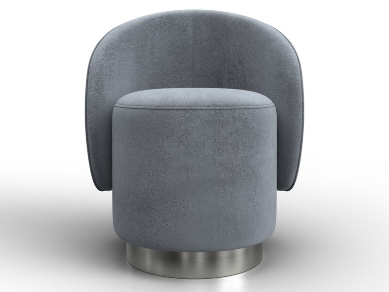 Кресло Лига-108, Велюр, TOWER 10 серый