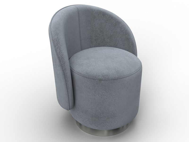 Кресло Лига-108, Велюр, TOWER 10 серый