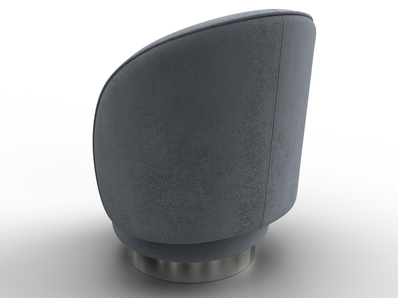 Кресло Лига-108, Велюр, TOWER 10 серый