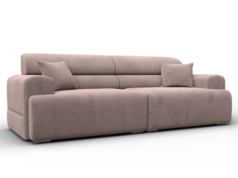 Диван прямой Лига-109 НПБ, Велюр, TOWER 05 бежевый