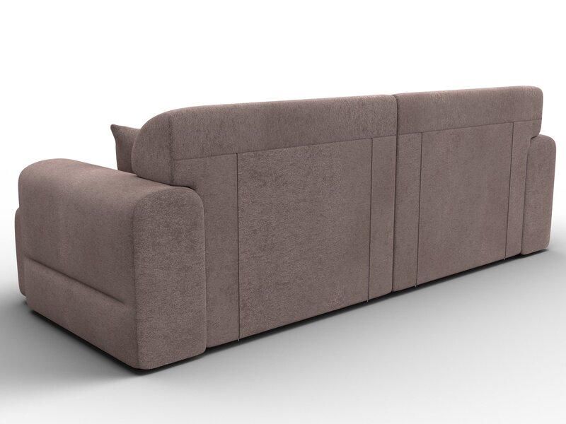 Диван прямой Лига-109 НПБ, Велюр, TOWER 05 бежевый