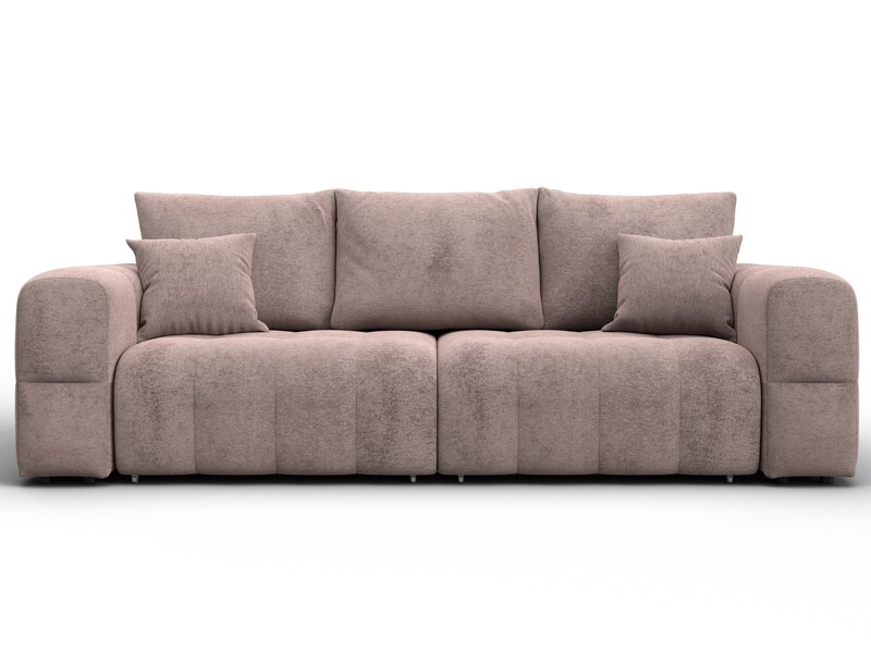 Диван прямой Лига-110 НПБ, Велюр, TOWER 05 бежевый