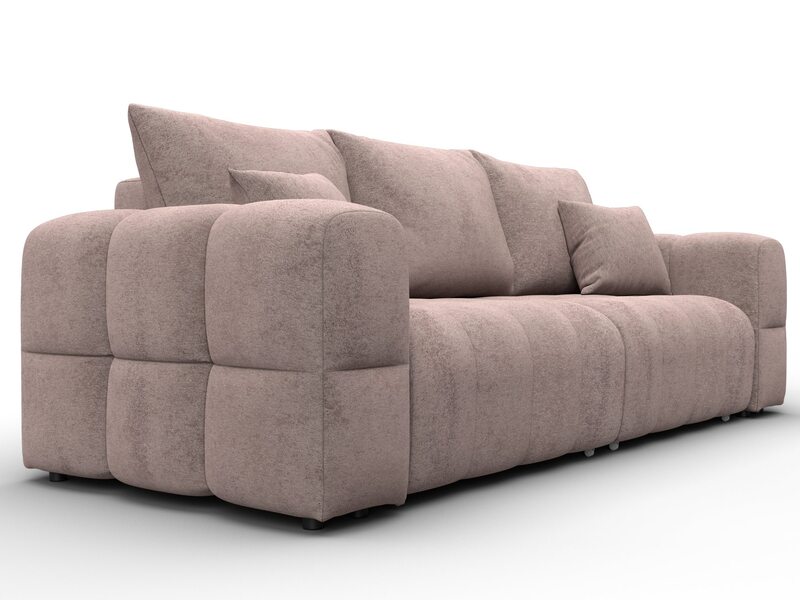 Диван прямой Лига-110 НПБ, Велюр, TOWER 05 бежевый