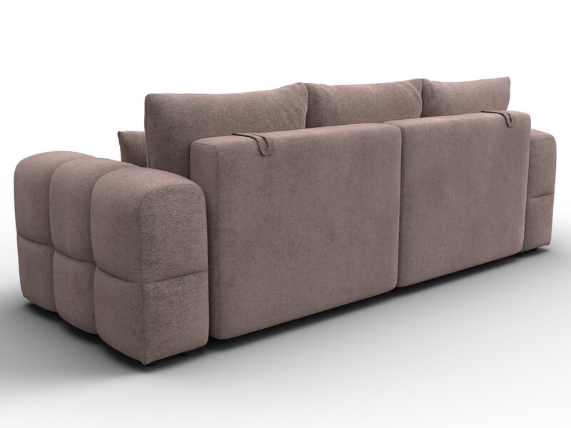 Диван прямой Лига-110 НПБ, Велюр, TOWER 05 бежевый