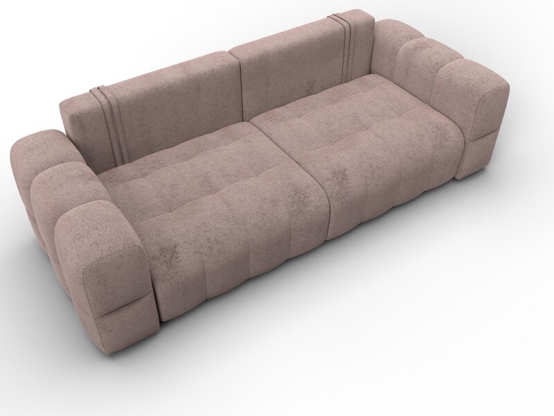 Диван прямой Лига-110 НПБ, Велюр, TOWER 05 бежевый