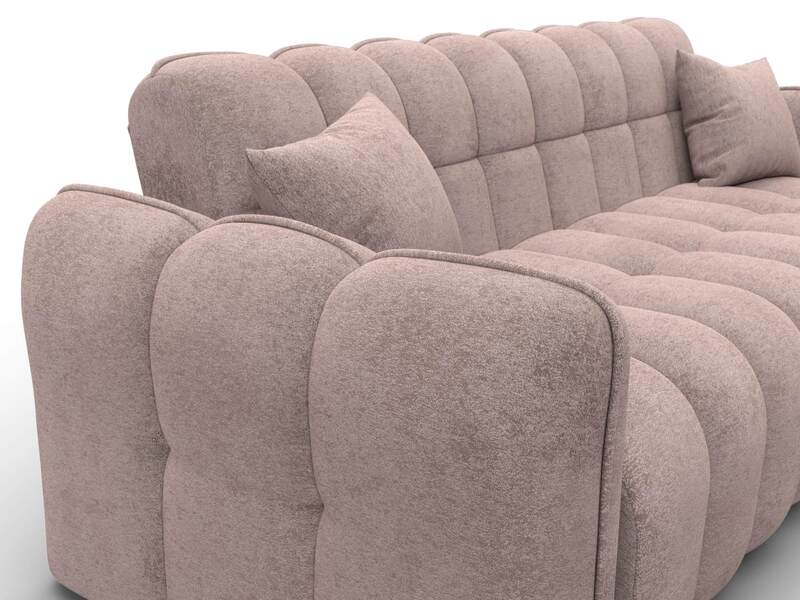 Диван-книжка Лига-112, Велюр, TOWER 05 бежевый