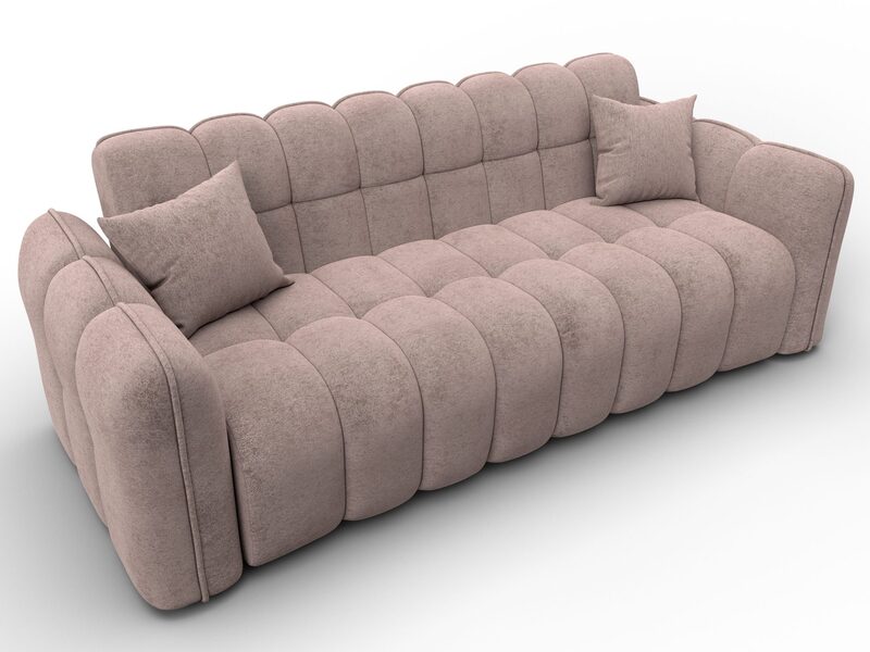 Диван-книжка Лига-112, Велюр, TOWER 05 бежевый