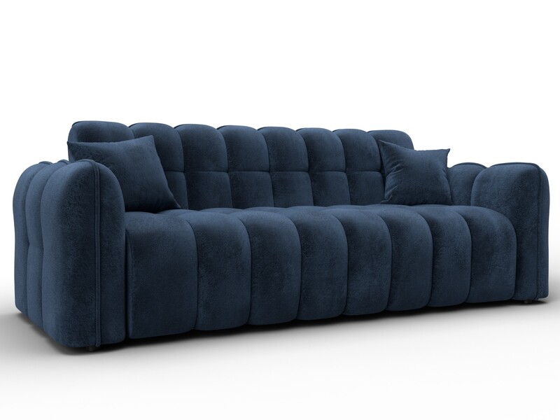 Диван-книжка Лига-112, Велюр, TOWER 13 синий