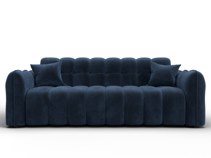 Диван-книжка Лига-112, Велюр, TOWER 13 синий