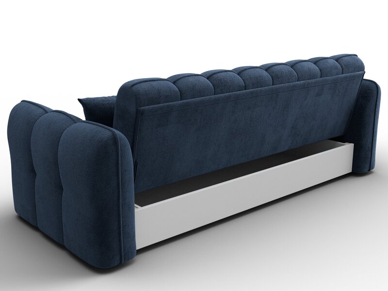 Диван-книжка Лига-112, Велюр, TOWER 13 синий