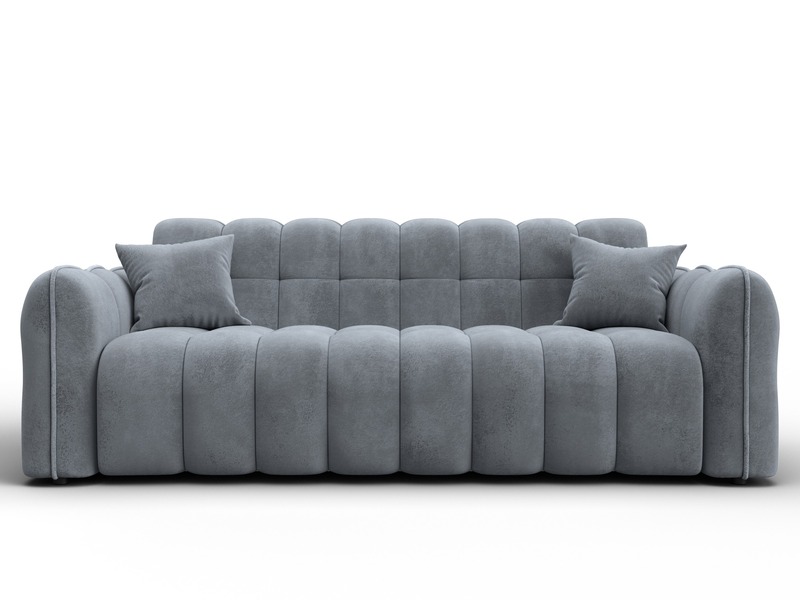 Диван-книжка Лига-112, Велюр, TOWER 10 серый