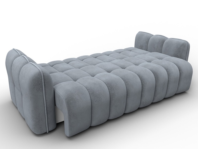 Диван-книжка Лига-112, Велюр, TOWER 10 серый