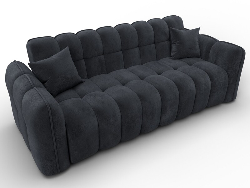 Диван-книжка Лига-112, Велюр, TOWER 11 темно-серый