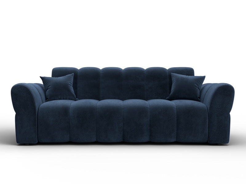 Диван-книжка Лига-111, Велюр, TOWER 13 синий