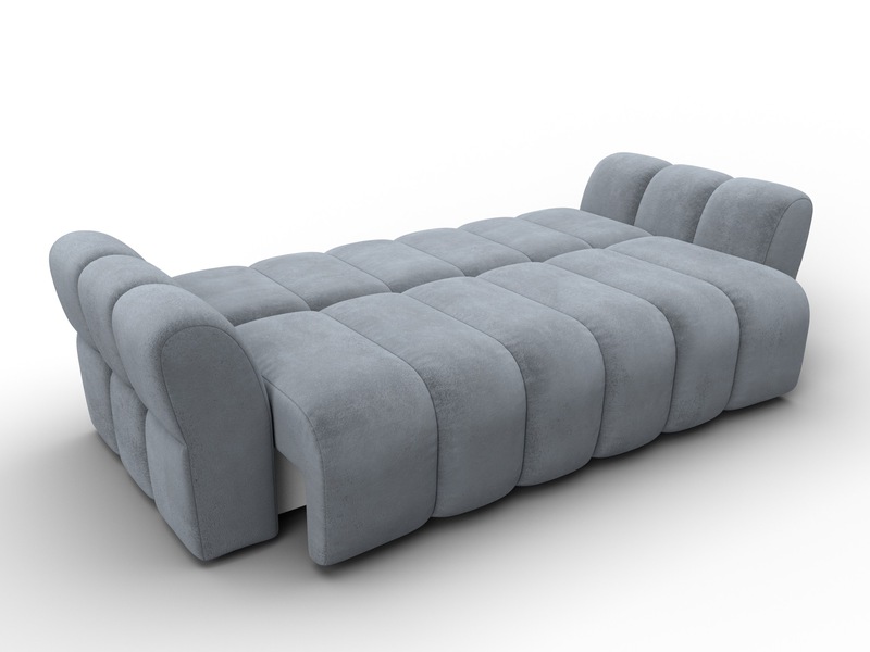 Диван-книжка Лига-111, Велюр, TOWER 10 серый