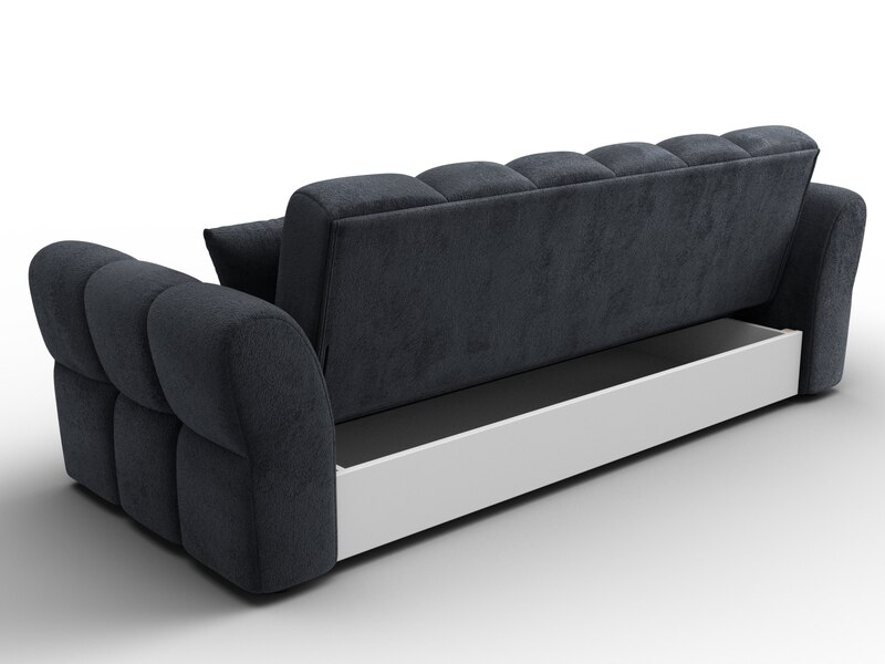 Диван-книжка Лига-111, Велюр, TOWER 11 темно-серый