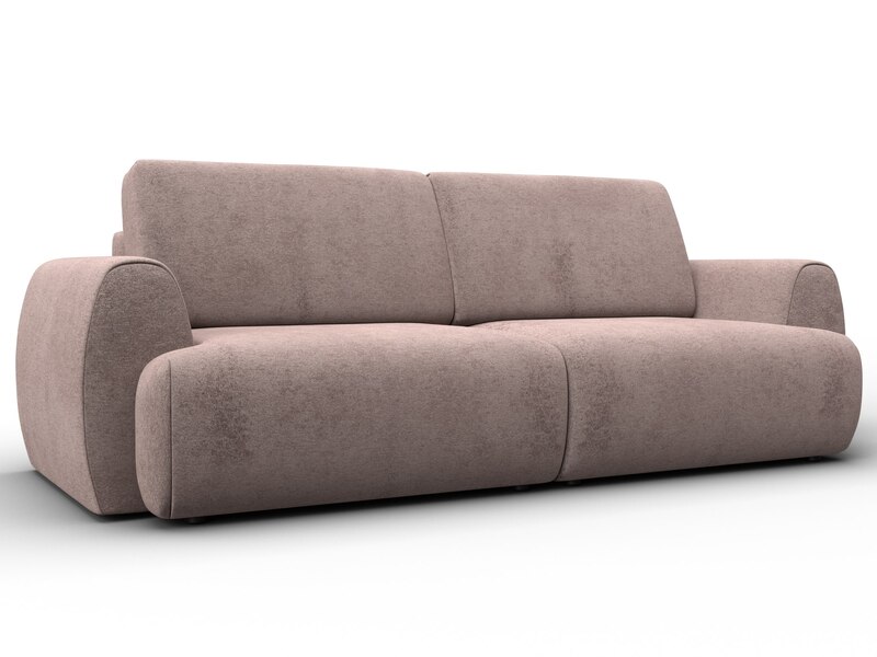 Диван прямой Лига-115 НПБ, Велюр, TOWER 05 бежевый