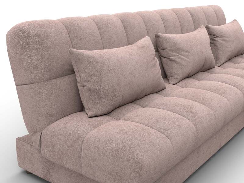 Диван угловой Лига-116 НПБ угол правый, Велюр, TOWER 05 бежевый