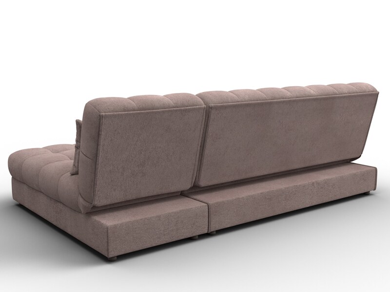 Диван угловой Лига-116 НПБ угол правый, Велюр, TOWER 05 бежевый