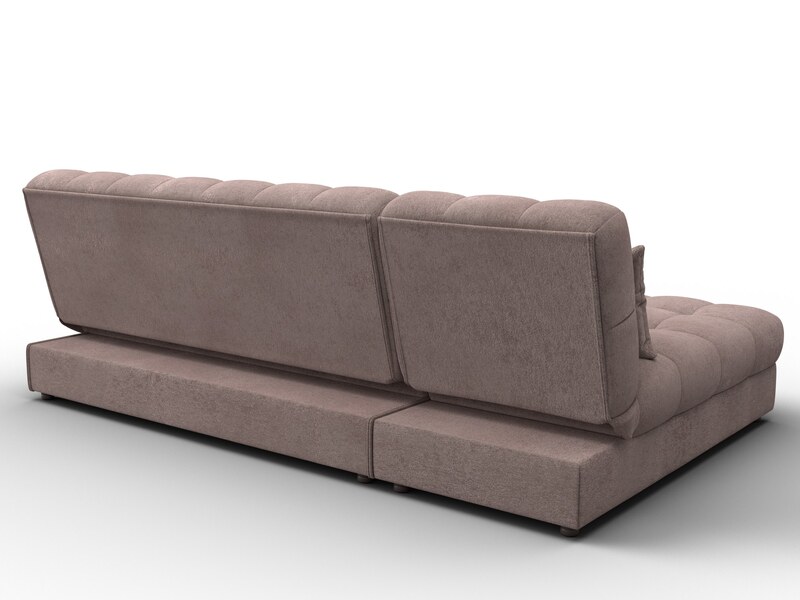 Диван угловой Лига-116 НПБ угол левый, Велюр, TOWER 05 бежевый