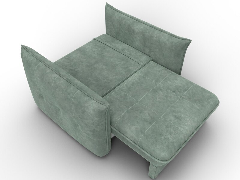 Кресло Лига-100 НПБ, Велюр, BRUT 08 зеленый