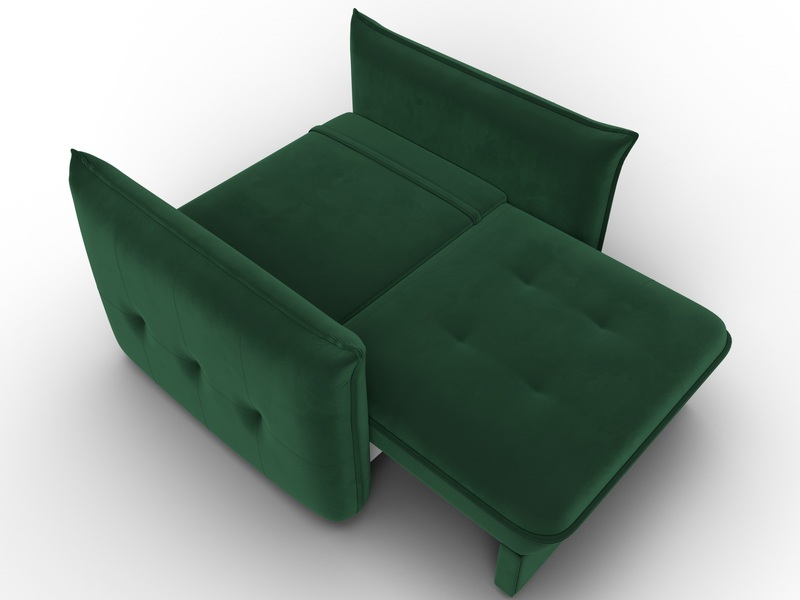 Кресло Лига-100 НПБ, Велюр, SEVEN 626 зеленый