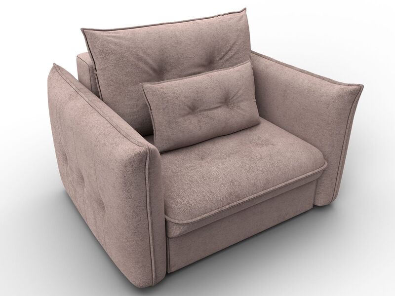 Кресло Лига-100 НПБ, Велюр, TOWER 05 бежевый