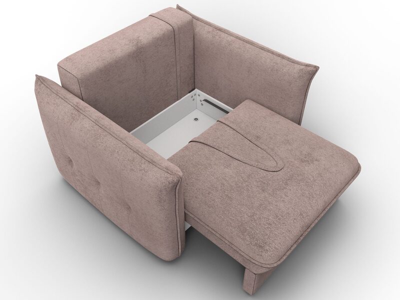 Кресло Лига-100 НПБ, Велюр, TOWER 05 бежевый