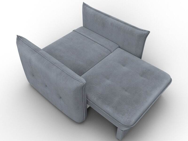 Кресло Лига-100 НПБ, Велюр, TOWER 10 серый