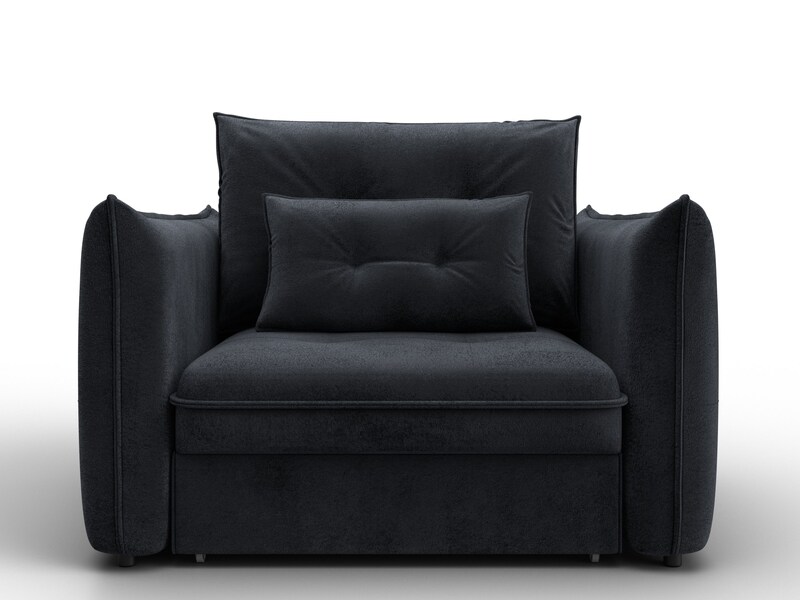 Кресло Лига-100 НПБ, Велюр, TOWER 11 темно-серый