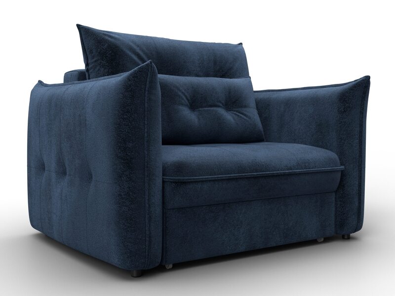 Кресло Лига-100 НПБ, Велюр, TOWER 13 синий