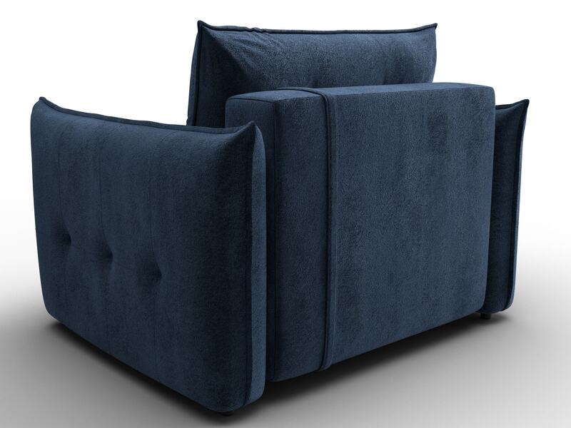 Кресло Лига-100 НПБ, Велюр, TOWER 13 синий