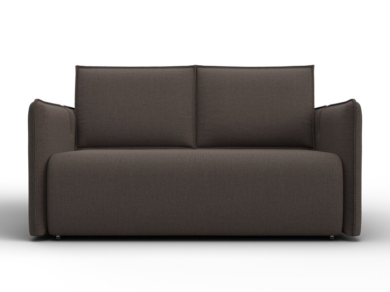 Диван прямой Лига-117, Рогожка, Амур 05 коричневый