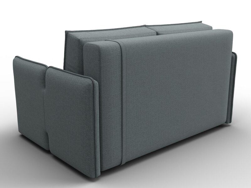 Диван прямой Лига-117, Рогожка, Амур 07 серый