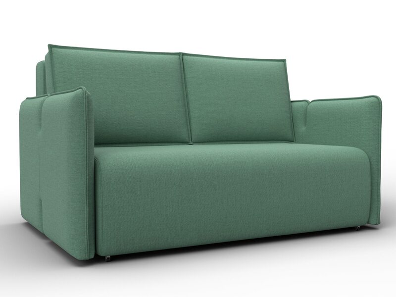 Диван прямой Лига-117, Рогожка, Амур 11 зеленый