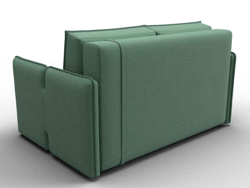 Диван прямой Лига-117, Рогожка, Амур 11 зеленый