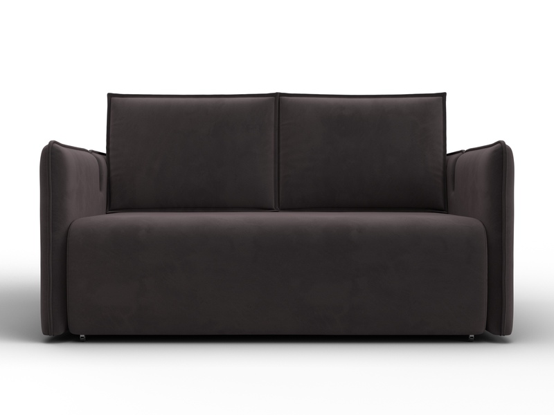 Диван прямой Лига-117, Велюр, SEVEN 727 коричневый