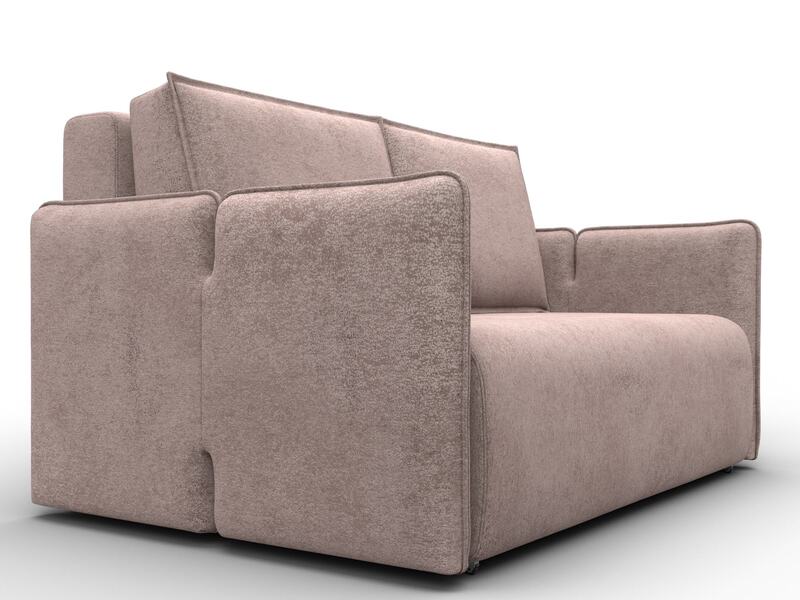 Диван прямой Лига-117, Велюр, TOWER 05 бежевый