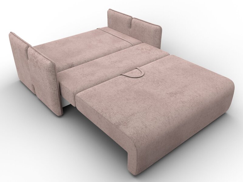 Диван прямой Лига-117, Велюр, TOWER 05 бежевый