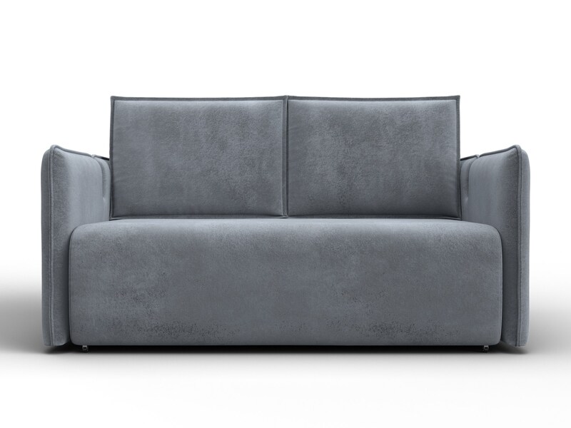 Диван прямой Лига-117, Велюр, TOWER 10 серый
