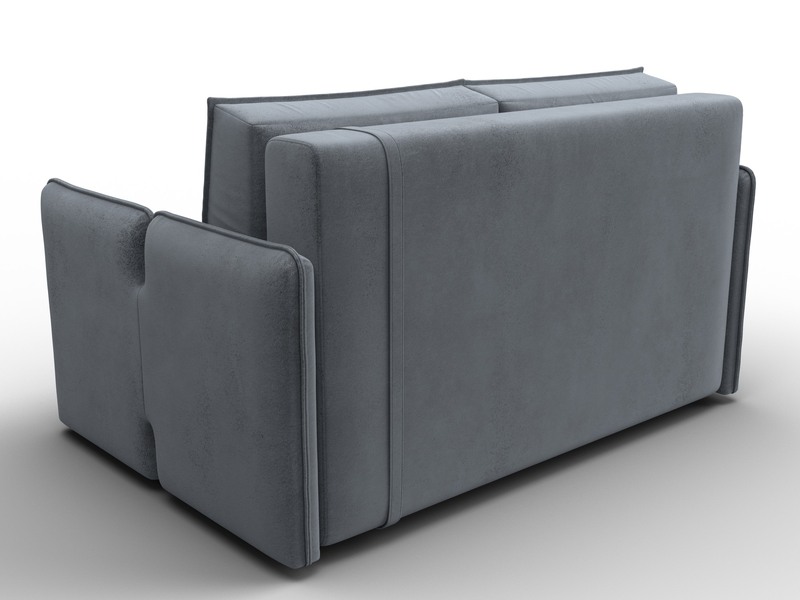 Диван прямой Лига-117, Велюр, TOWER 10 серый
