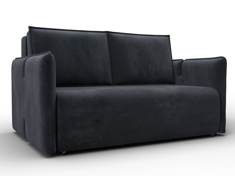 Диван прямой Лига-117, Велюр, TOWER 11 темно-серый