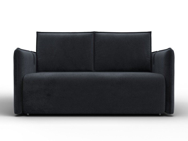 Диван прямой Лига-117, Велюр, TOWER 11 темно-серый