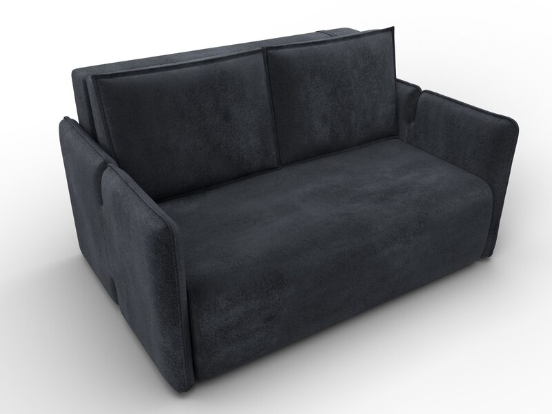 Диван прямой Лига-117, Велюр, TOWER 11 темно-серый