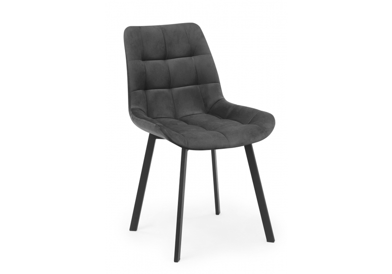 Стул на металлокаркасе, Челси 360 П темно-серый (zd 995) / черный np