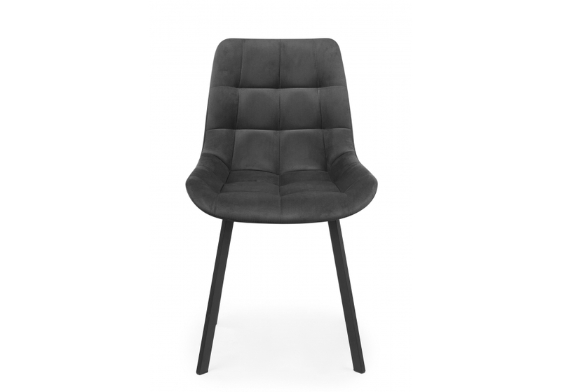 Стул на металлокаркасе, Челси 360 П темно-серый (zd 995) / черный np