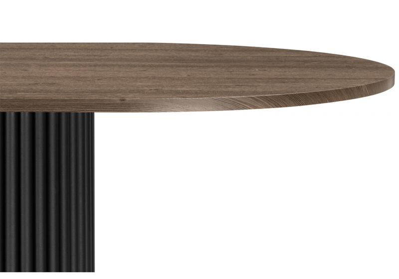 Стол деревянный, Барон О 180 х 90 дуб кантри пленка / черные ноги