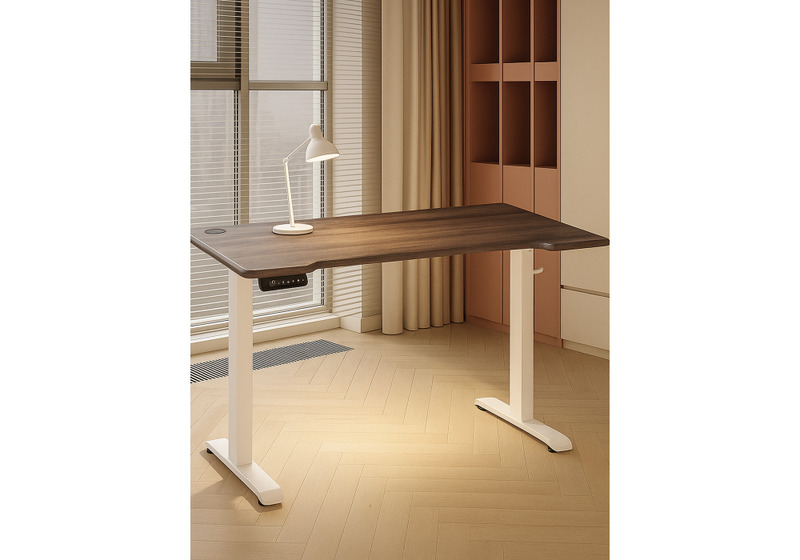 Компьютерный стол, Маркос с механизмом подъема 120х75х75 орех кантри / белый
