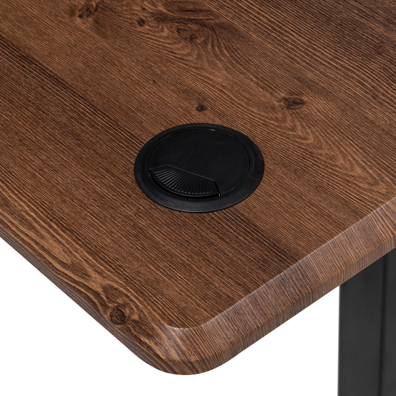 Компьютерный стол, Маркос с механизмом подъема 120х75х75 орех кантри / белый