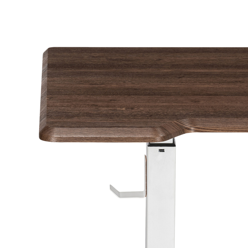 Компьютерный стол, Маркос с механизмом подъема 120х75х75 орех кантри / белый